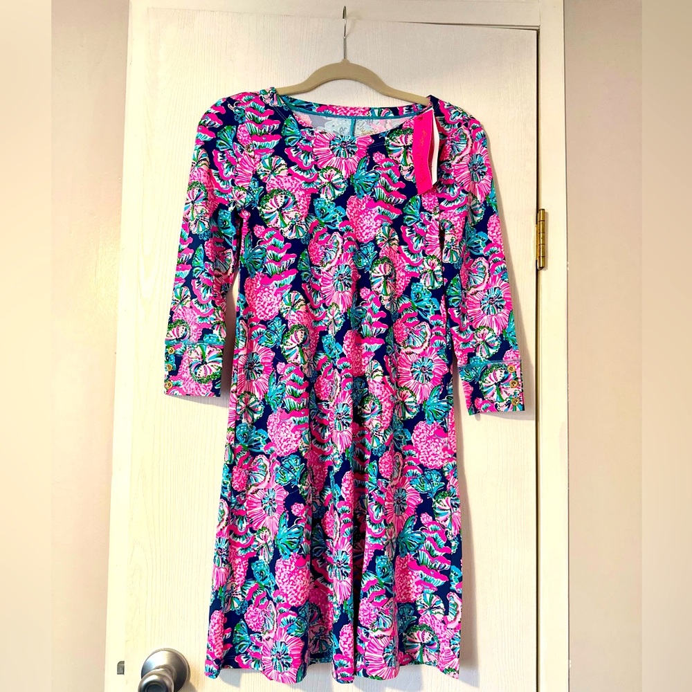Lilly Pulitzer Shroom with a View Solia UPF 50+ Dress- NWT